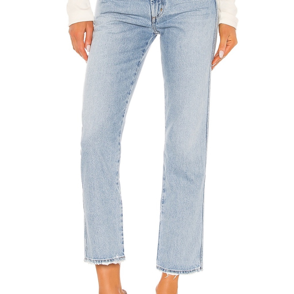 Pinch Waist High Rise Kick Jeans